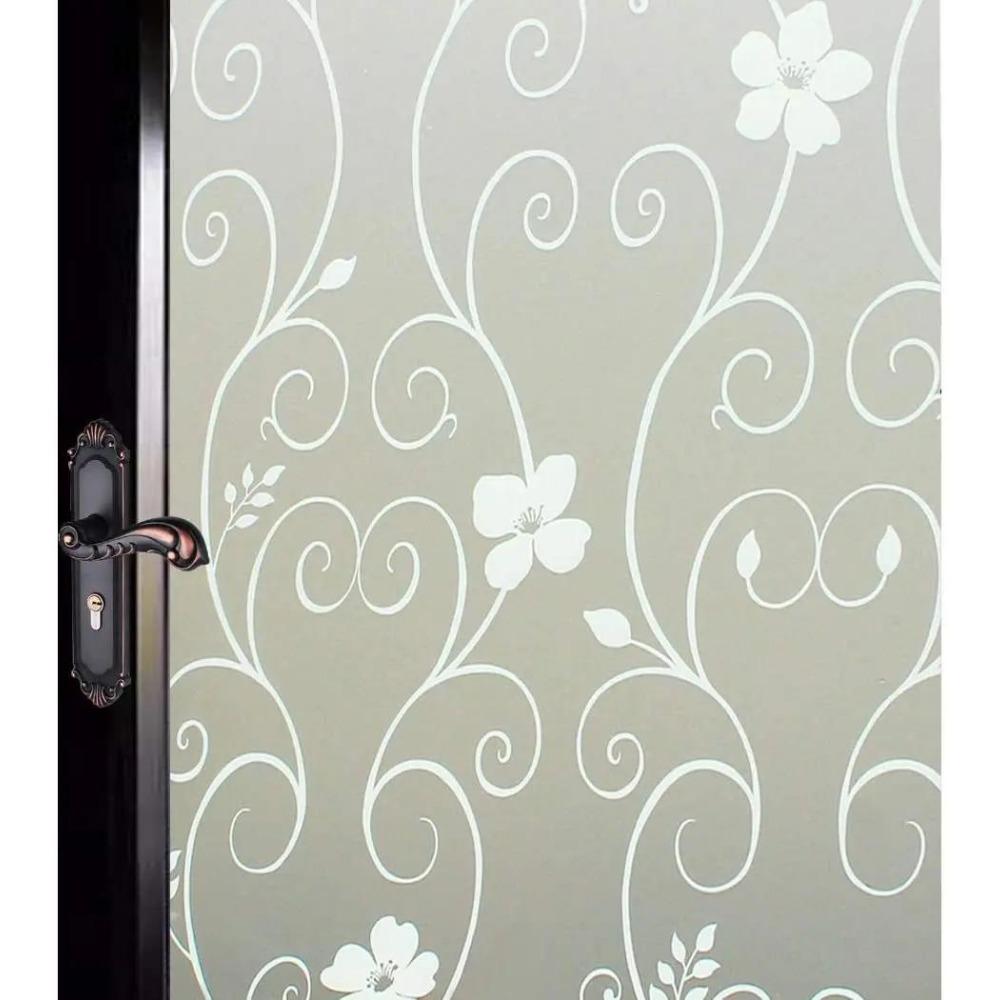 2/3/5M Matte Stained Window Film Privacy Frosted Vinyl for Home Self Adhesive Glass Film Heat Insulation Window Tint Stickers