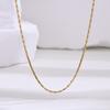 1mm Thin Chain Necklace, Women Choker Necklace, Stainless Steel Jewelry Non Tarnish