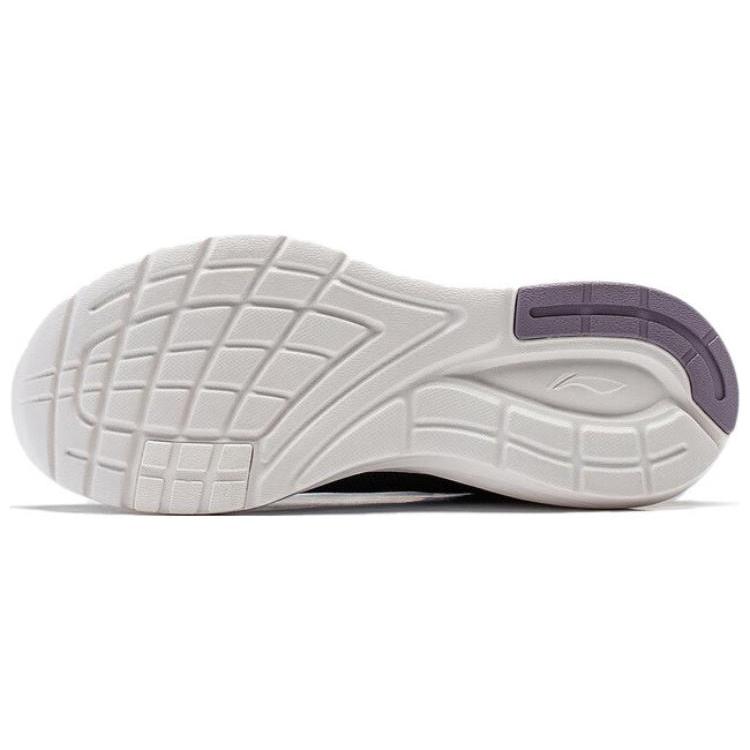 Li Ning Light Stroll Running Shoes Women's Low top Black White ARST064-3