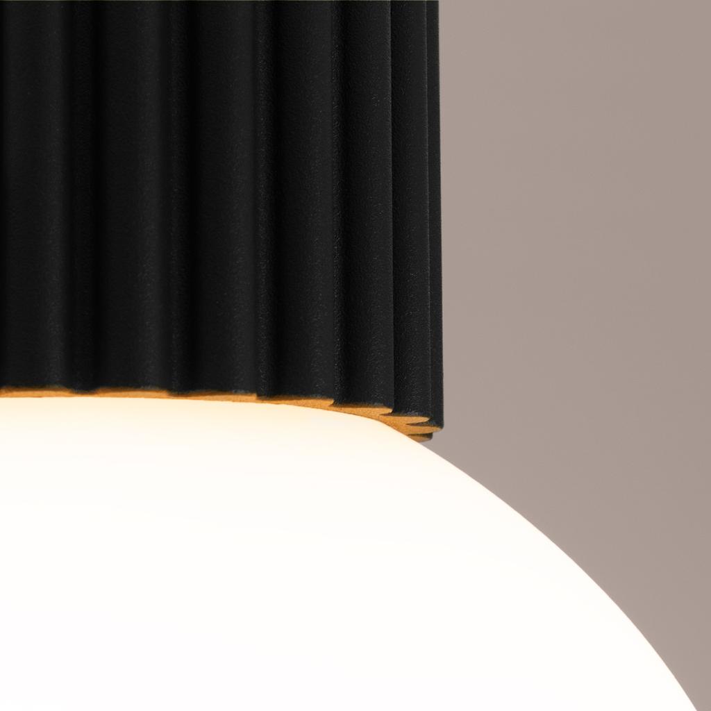 Halo Ceiling Lamp Black IP44