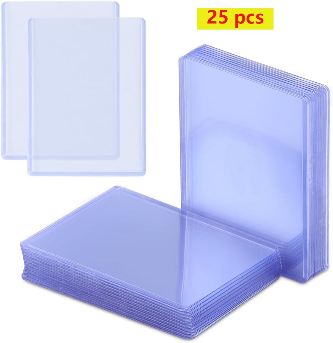 

25/50/100 count 3x4 top loaders hard plastic card protectors for baseball sports game trading cards
