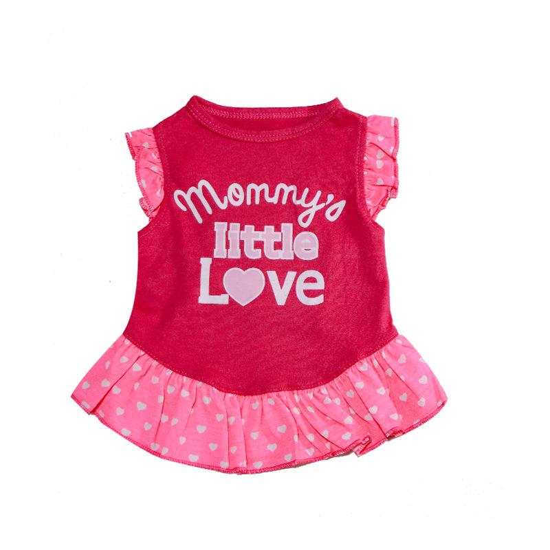 Dog Dresses for Small Dogs Cute Girl Female Dog Dress Apparel for Girls Puppy Shirt Skirt Doggie Dresses Pet Summer Clothes
