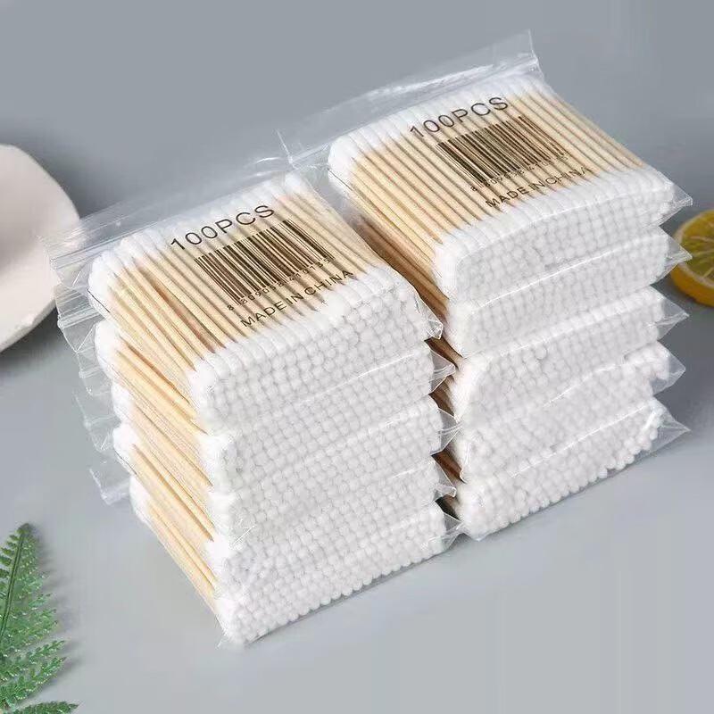 Zebian Disposable Cotton Swabs