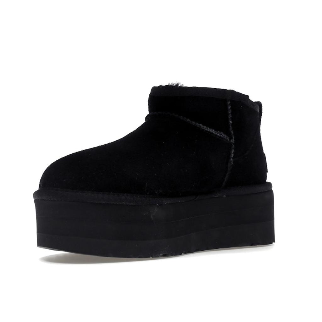 UGG  Classic Ultra Mini Platform Boot Black Women Sneakers 1135092-BLK