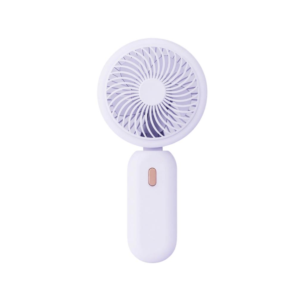 Mini Handheld Rechargeable Fan Portable Personal Cooling Device with 3 Adjustable Speeds and 1 to 3 Hours Battery Life USB Charging
