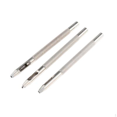 3Pcs Hollow Leather Hole Punch Belt Punching Tool Heavy Duty 3mm for