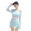 Women's Three-piece Swimwear Set A Sophisticated Modest Cut That Looks Stunning In Photos—perfect for Hot Spring Holidays