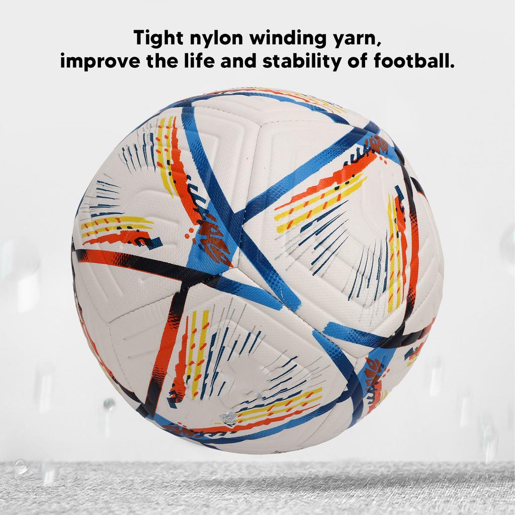 Football Training Balls PU Elastic Soccer Ball for Adult Youth Football Professional Team Size 5