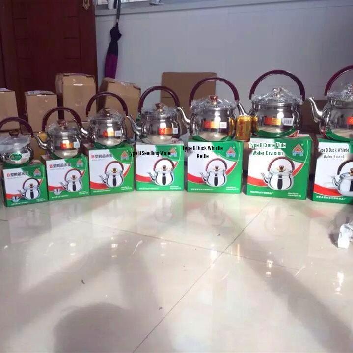 7L Pfeifender nichtmagnetischer Edelstahlkessel zum Kochen von Wasser und Suppe