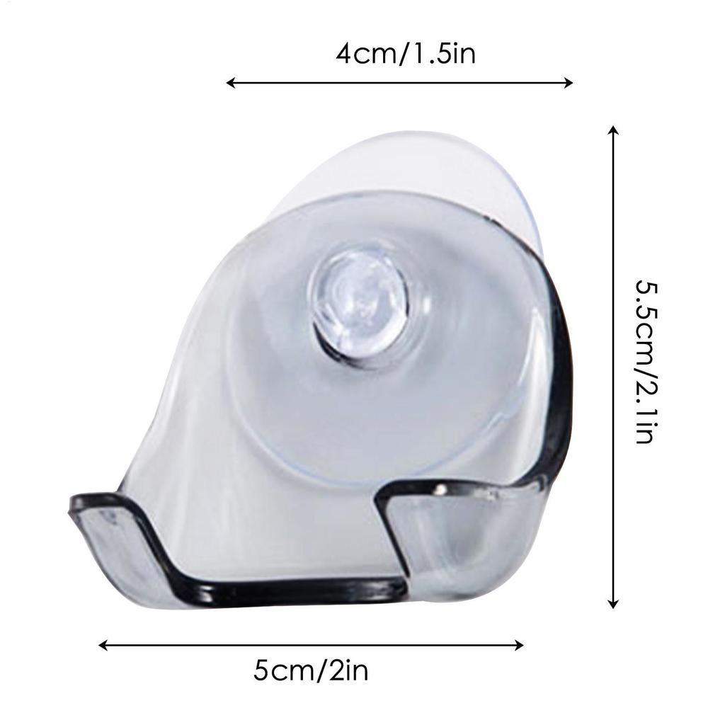 Razor Suction Cup Holder Heavy Duty Reusable Vacuum Shower Hook Removable and Reusable Shower Razor Hooks for Bathroom & Kitchen