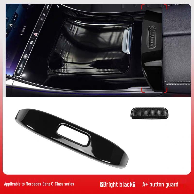 Mercedes-Benz Clasa E/C GLC Cutie Cotieră Buton Cadru Decorativ - Accesoriu Modificare Interioară.