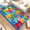 ABC Cartoon Kids Sala giochi Alfabeto Bambini che gattonano Tappeto per la prima educazione, tappeto per soggiorno, camera da letto, divano, tappetino antiscivolo
