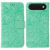 For iPhone 17 Air Case Lace Flowers PU Leather Flip Wallet Phone Cover