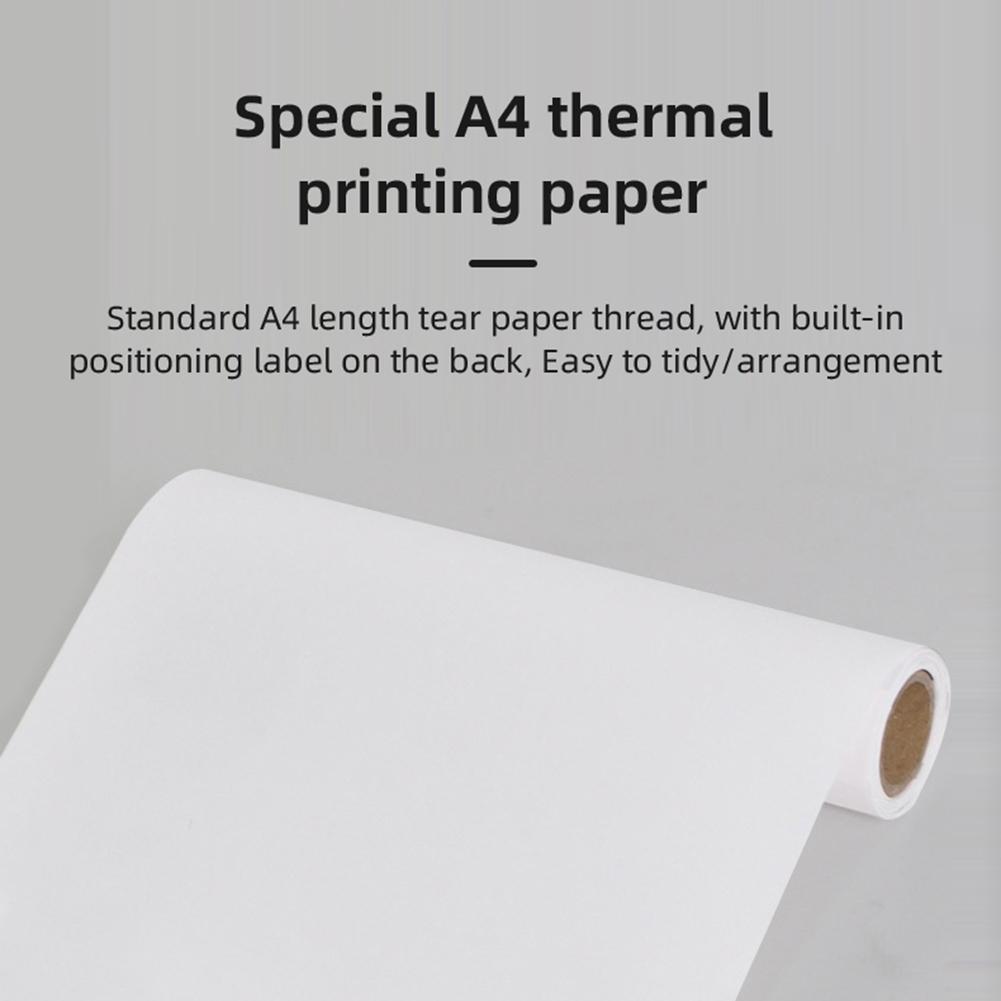 Imprimantă Termică Portabilă A4 Fără Cerneală Compatibilă Bluetooth Wireless Mobilă de Călătorie Imprimantă Etichetator pentru Smartphone și PC