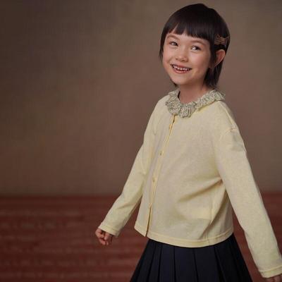 Hacikis Kids' Unisex Spring/Autumn Lightweight Knit Cardigan