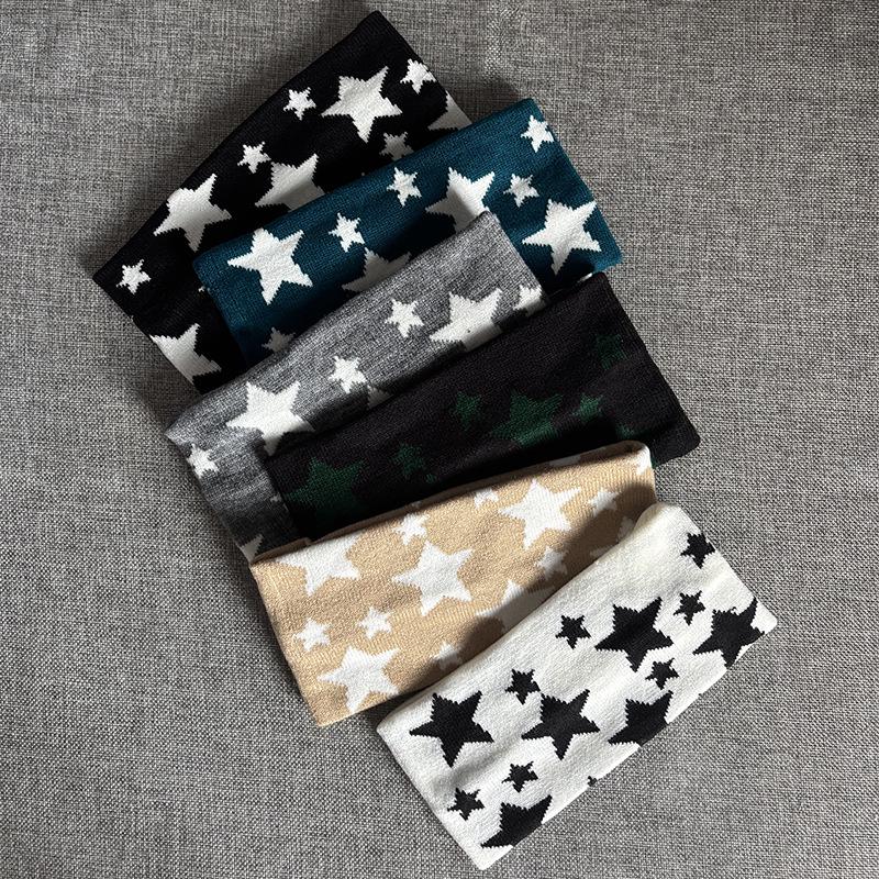 Koreańska opaska sportowa z gipsówką: Opaska na czoło do tenisa, koszykówki i biegania