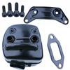 Upgrade and Improve Chainsaw Performance with Dual Port Muffler Assembly Kit for Chainsaw Models For 365 371 372XP 385 390XP