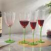 Creative Cocktail Glass with Reverse Mouth High-value Tulip Glassware High-heeled Wine Glass Juice Glasses