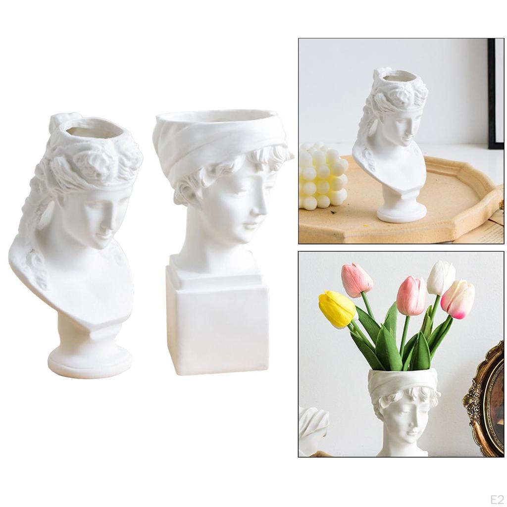Cute Human Head Flowerpot Vase Planter Indoor Pot