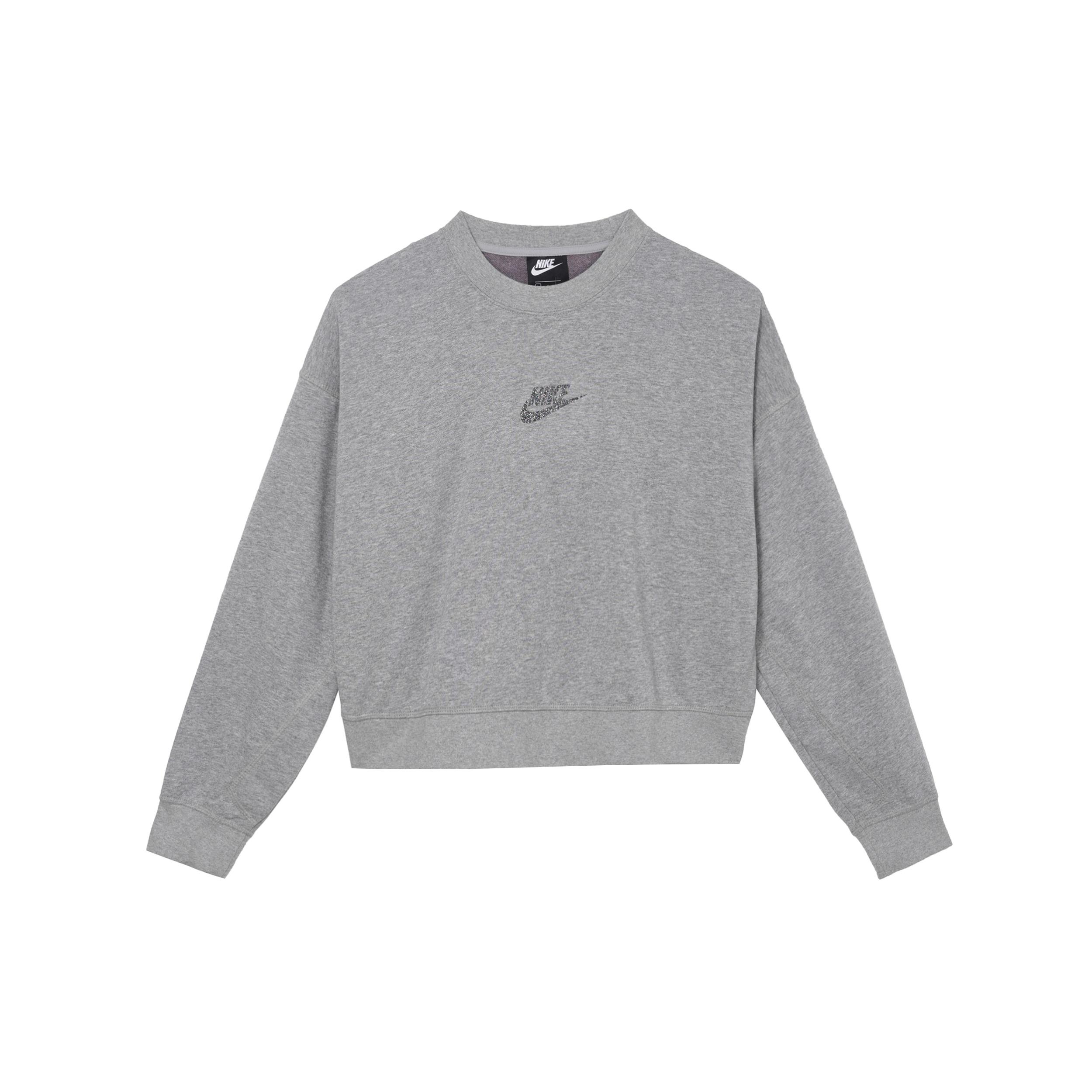 (WMNS) AS W Nike Sportswear Crew FT M2Z DK GREY HEATHER Women s CU6404-063 XL
