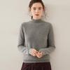 Women's Cashmere Knit Sweater - Soft, Warm, Long Sleeve Half-High Neck for Autumn & Winter