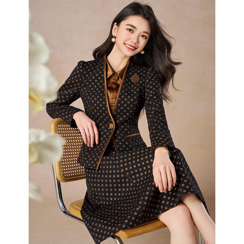Melanie Polka Dot Two-Piece Dress Set M