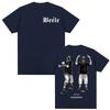 Rapper Beele Borondo Tour Mens and Womens Retro Fashion Classic Y2k 2026 Spring Summer New Fashion Print Pure Cotton Tshirt