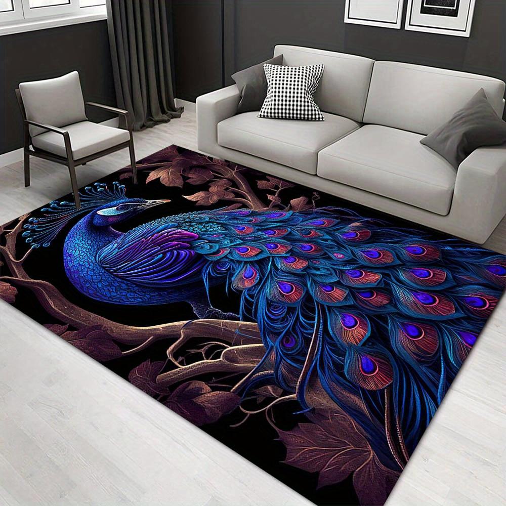 

1pc 1394477871Pattern Carpet, Area Rug For Living Room Bedroom Room Bed Chair Laundry Entryway Corridor Yard Non-slip Outdoor Camping Rug Fl 60cm by 90cm