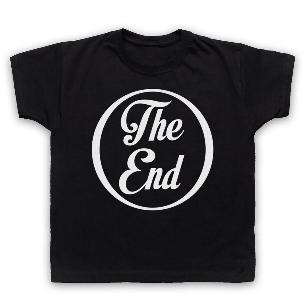 The End Movie Slogan Film Ending Credits Retro Kids Childs T-Shirt