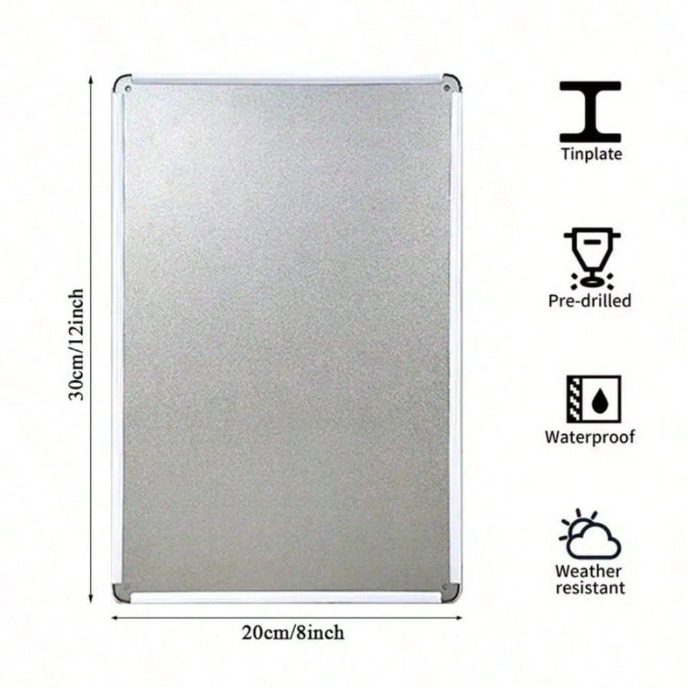 Vintage Metal Tin Sign Flower Fairy Garden Wall Decor Housewarming Gift