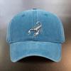 A Vintage Realistic Style Scorpion Print Washed Cap Perfect for Daily Outings As a SunShielding Baseball Hat This Trendy Coup
