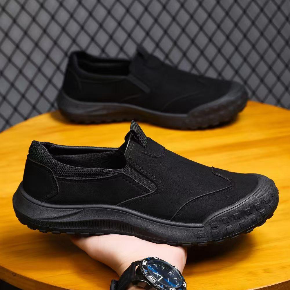 2024 Four Seasons New Men's Flying Weaving Mesh Sneakers Fashion Versatile Breathable Casual Shoes Comfortable Walking Shoes