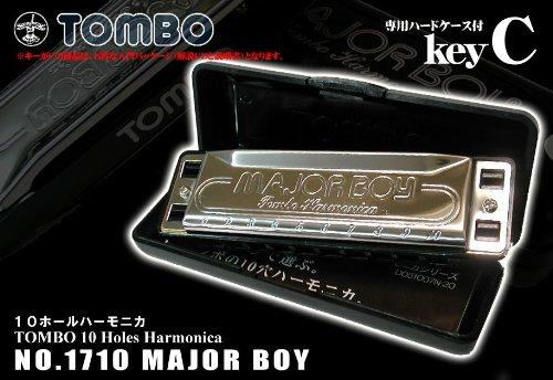 

TOMBO MAJOR Major Boy 10 hole harmonica with hard case BOY/NO.1710 Key-C