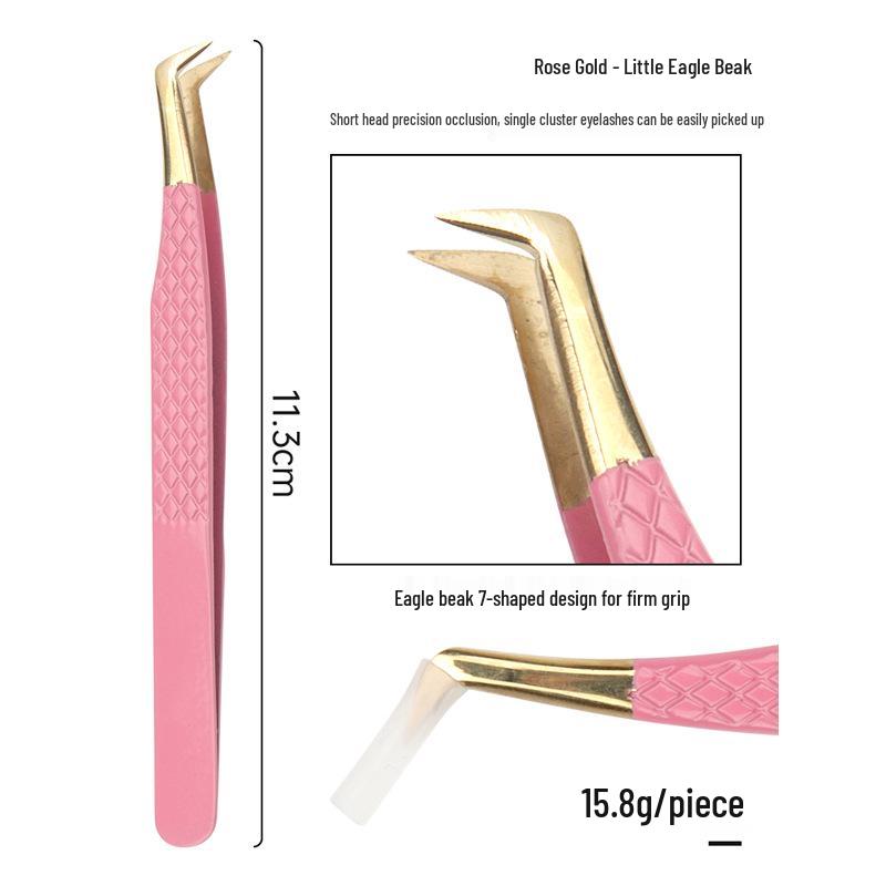 High-Precision Blooming Eyelash Tweezers for Professional Eyelash Artists