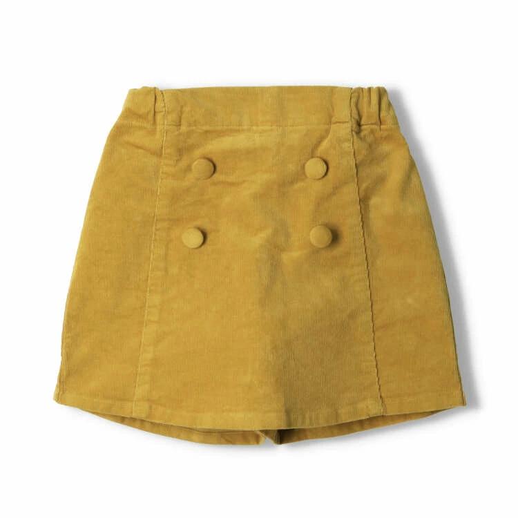 [Children's Clothing] Moujonjon (Moojeongjeong) Corduroy 3/4 Length Pants with Skirt 90cm-140cm M61100