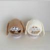 Solid Color Baby Pullover Cap Cartoon Kids Woolen Hat Personality Rabbit Ear Knitted Hat  Warmer