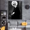 Nun Skeleton Woman Posters and Prints Wall Art Picture Horror Portrait Canvas Painting Living Room Home Decoration Gifts Cuadros