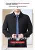 Men's High-End Windproof Jacket - Casual Spring/Autumn Coat for Middle-aged & Elderly Dads with Lapel Business Style