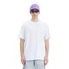Nike Men's Solid Color Crew Neck Short Sleeve T-Shirt In White
