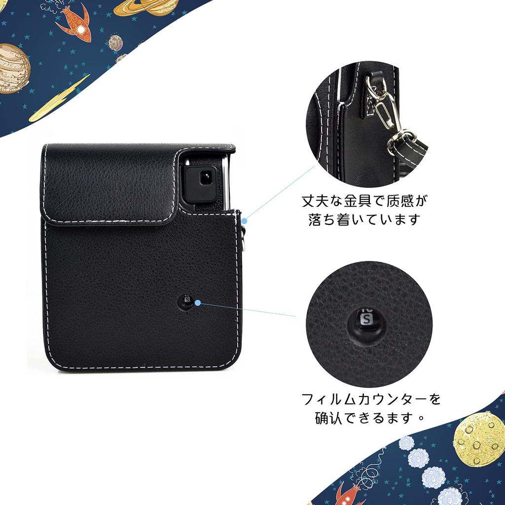 Kinokoo Instax Mini 40 Instax Instax Mini 40 Camera Case with Shoulder Film Count INS MINI 40 Instax Camera Protection Body PU Leather Case, Case,