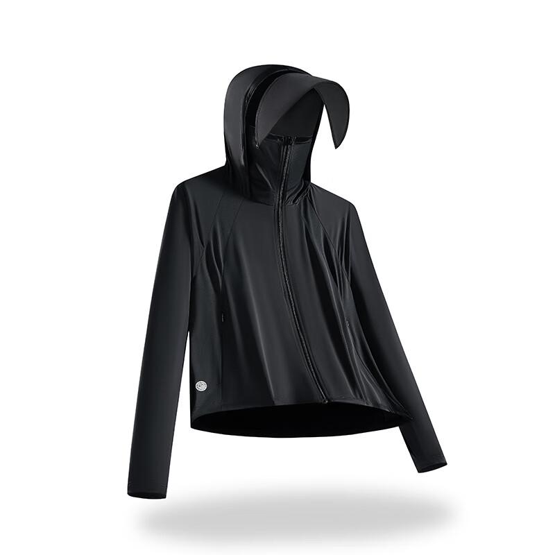 Women s Ice Silk UPF 50+ Sun Protection Hooded Jacket with Detachable Brim M/L