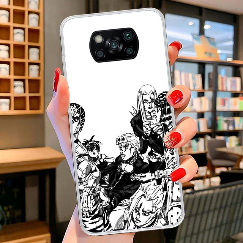 

JoJo Bizarre Adventure Golden Wind Cover Phone Case For Xiaomi Poco F7 Ultra X7 X6 X5 Pro M7 Redmi 15C 15 13C 13 12C 12 10C 10 9 Xiaomi Poco X5 Pro
