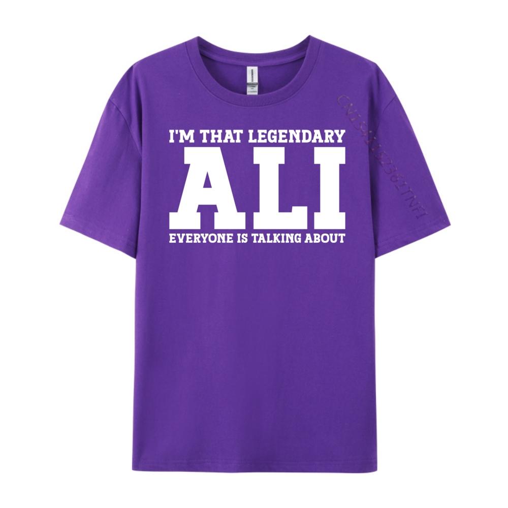 Ali Personal Name Ali Black Graphic Tees Limited Time Special Camisetas Luxury Designer Mans Short Sleeve Tee