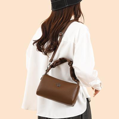 Modische und vielseitige Ein-Schulter-Umhängetasche für Frauen mittleren Alters und ältere Frauen, Handtasche im Retro-Stil