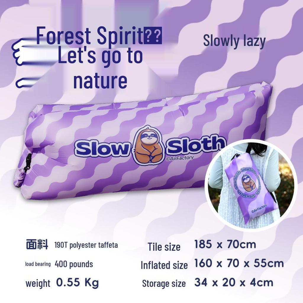 Portable Inflatable Sofa Bed for Outdoor Camping & Beach Lounging