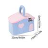 Korean Style Cartoon Makeup Bags House Shape Toiletries Storage Pouch Travel Wash Handbag  Outdoor