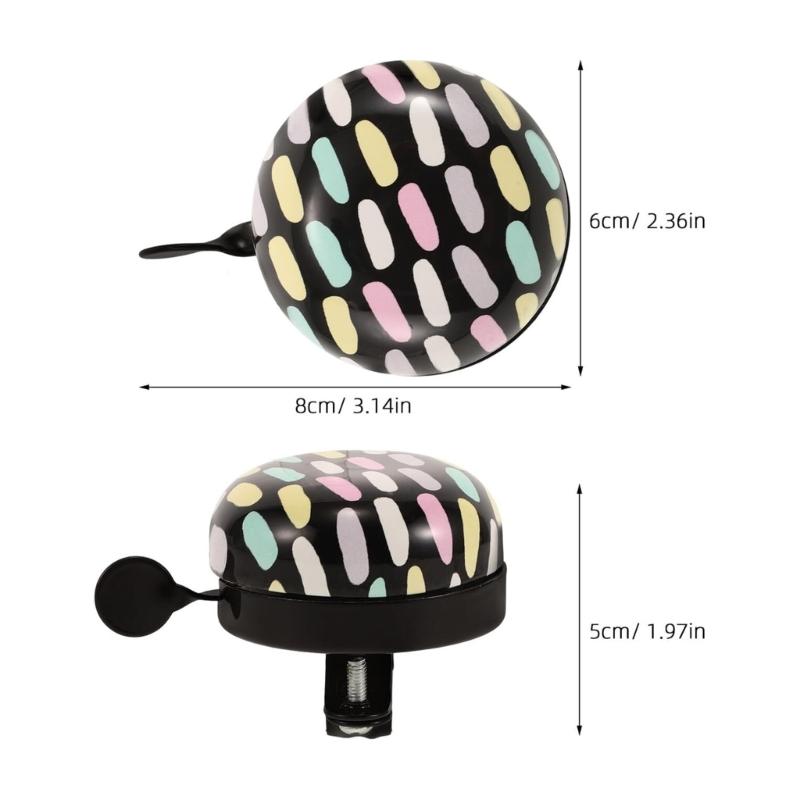 Tire Shape Bicycles Bells Producing Clear Audible Rings Waterproofed Construction Simple Mount On Handlebars For Safety