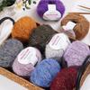 Mohair Silk Gradient Wool Scarf & Knitted DIY Kit for Sweater, Coat, Hat, Shawl