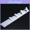 Ganci adesivi da parete in alluminio, moderni ed eleganti, colore bianco latte, diverse opzioni