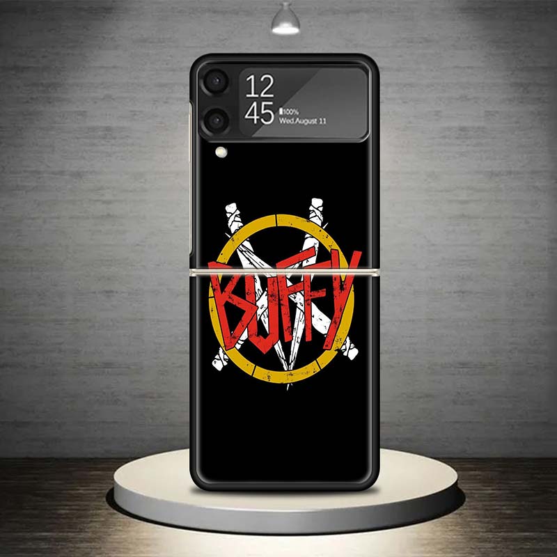 Buffy the Vampire Slayer Phone Case For Samsung Galaxy Z Flip 7 6 5 4 3 5G Shockproof Cover Z Flip7 Flip6 ZFlip5 Flip3 Flip4 Lux